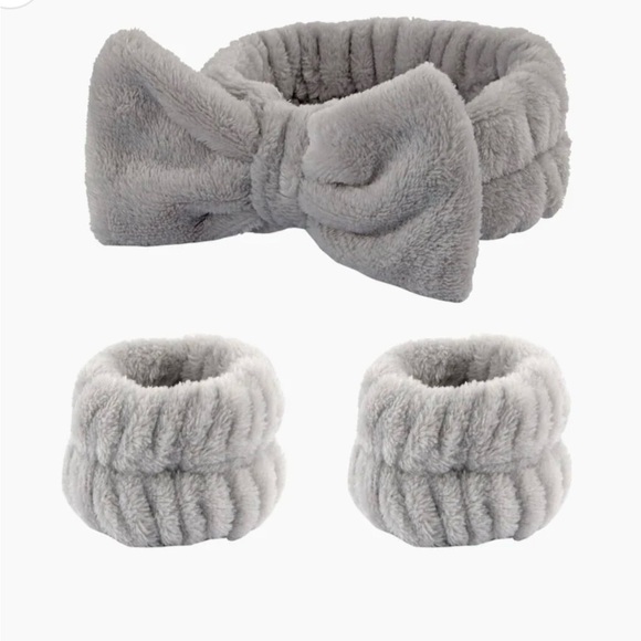 3 Piece Face Washing Headband and Wristband Set - Picture 1 of 3